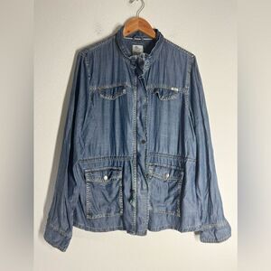 Driver Denim Denim Blue Jean Trucker Jacket Jacket Size 2XL European Collection